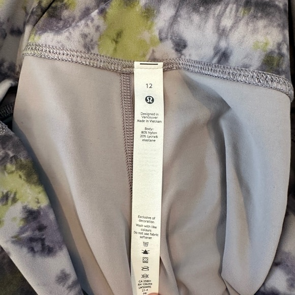 SOLD ON MERCARI Lululemon Align High-Rise Pant 28" Radial Tie Dye Mau - Picture 5 of 9